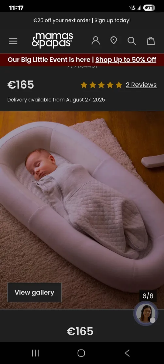 Purflo Sleep Tight Baby Bed  - Image 2