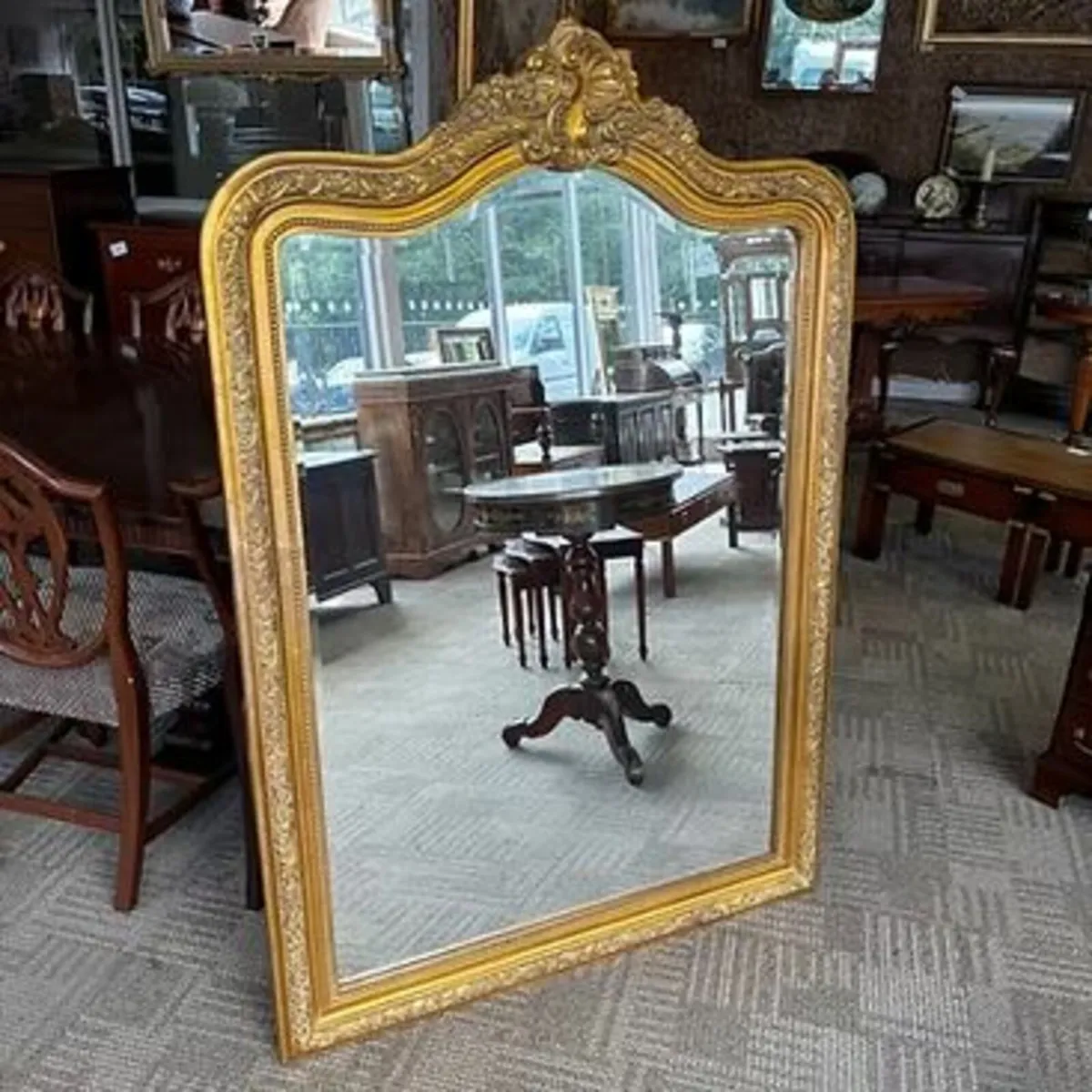 Beautiful 19th Century French bevelled ornate brig