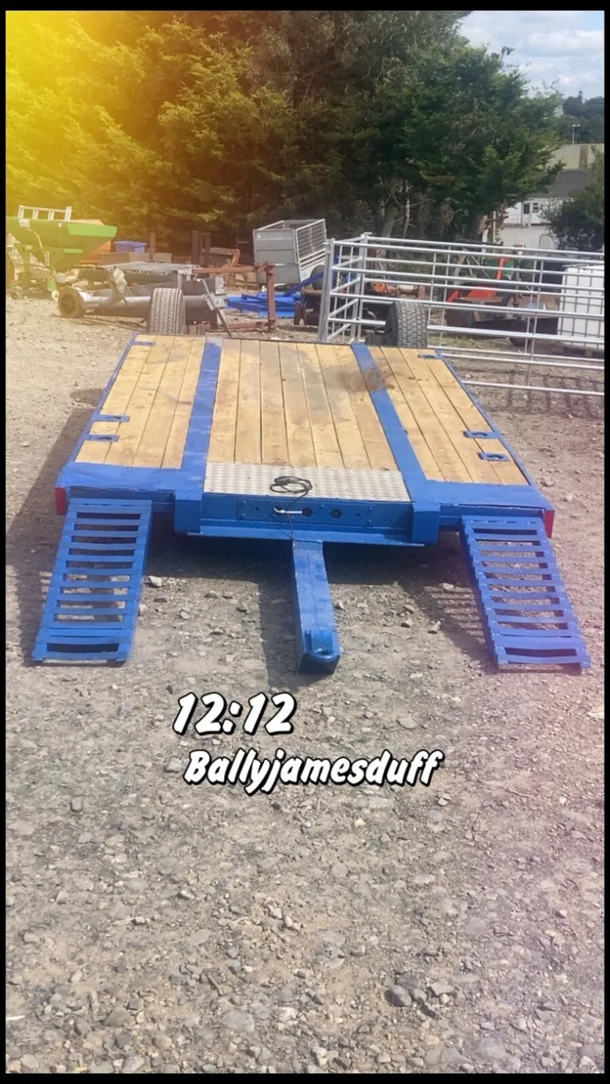 Low loader / bale trailer lot no. 344 - Image 1