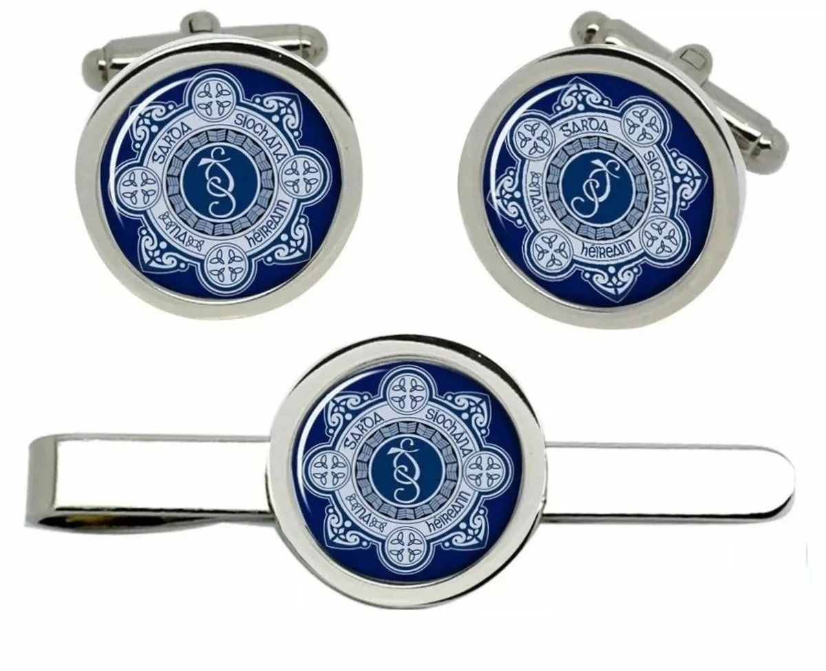 Siochana Cufflinks and Tie Pin, Free Post - Image 3