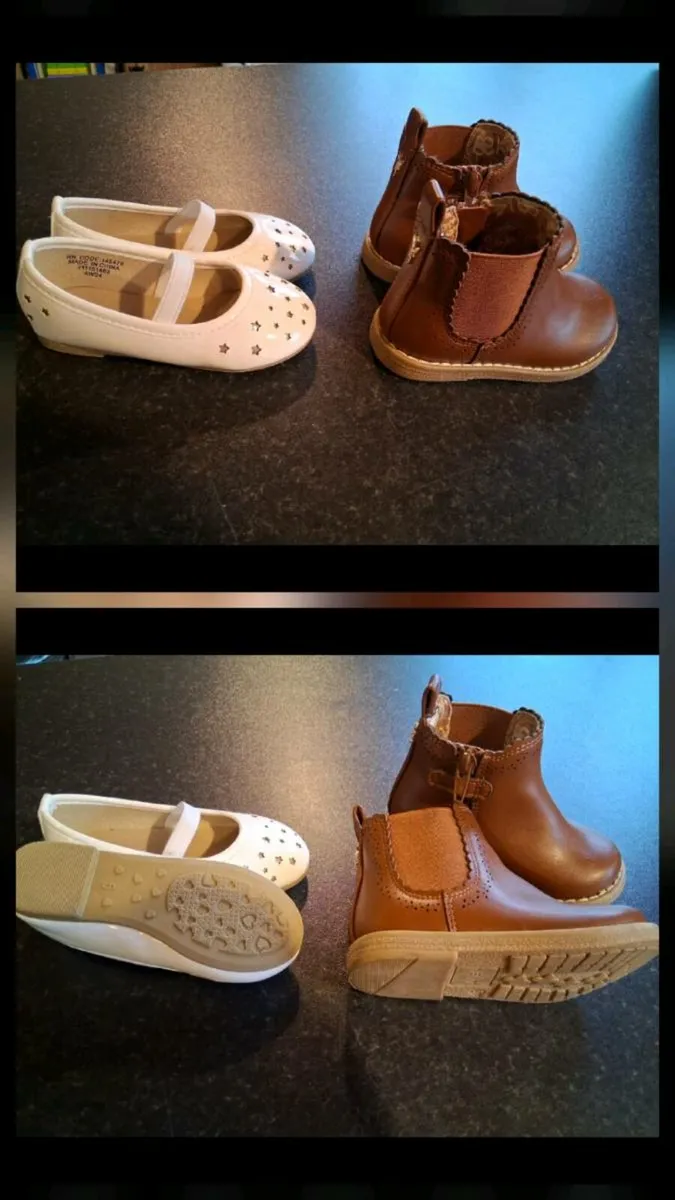 Baby girls shoes size 4(20/21) and size 5(22) - Image 4