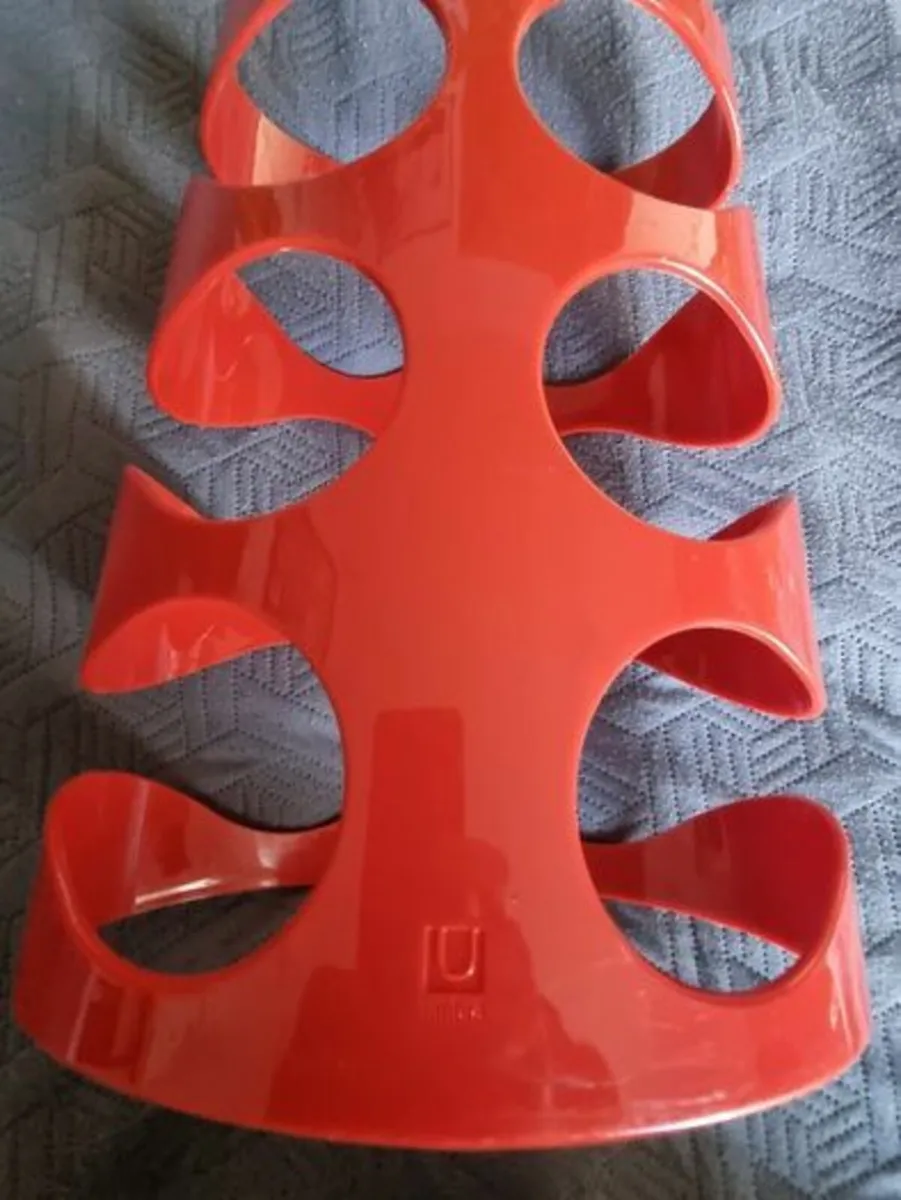Umbra LCC 2009 Red Wine Rack Designed by Ran Lerne - Image 4