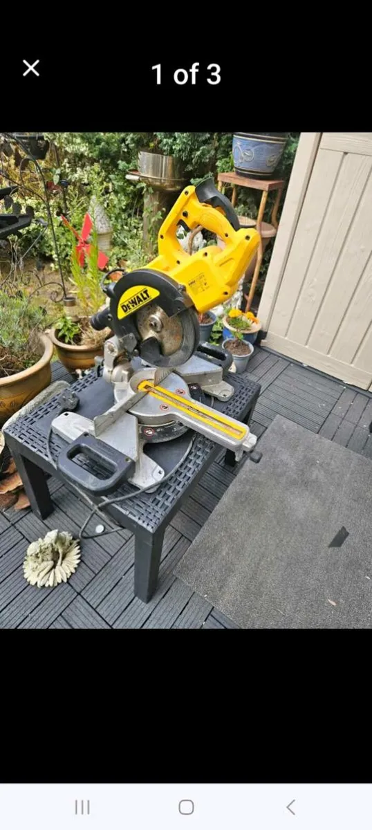 Dewalt radial chop saw - Image 1