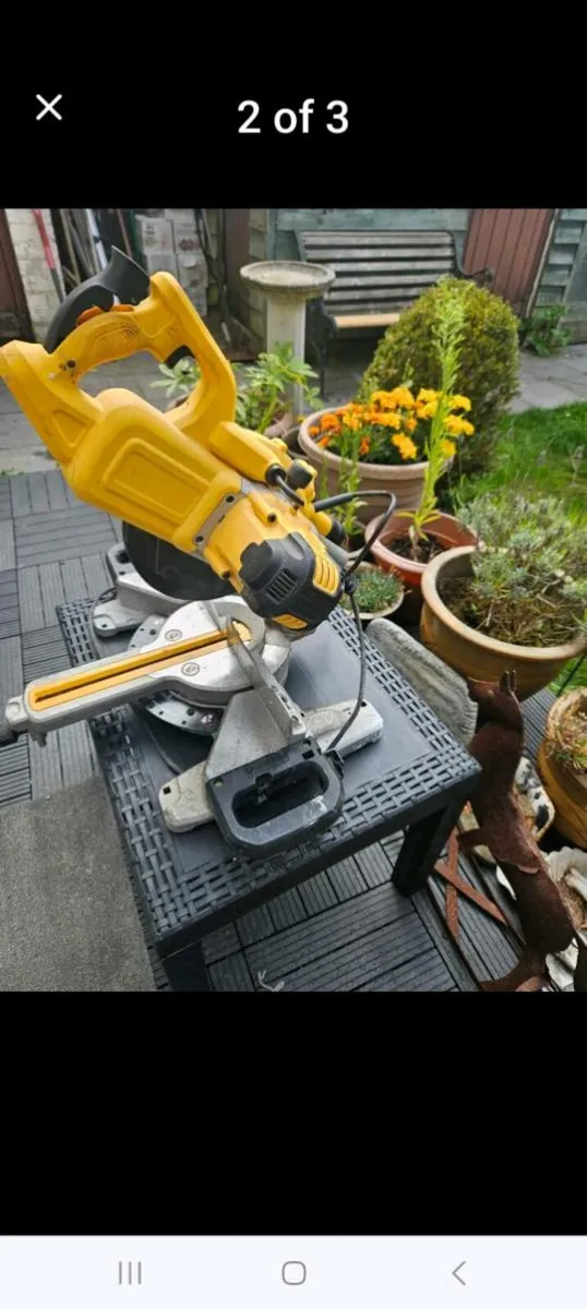 Dewalt radial chop saw - Image 2
