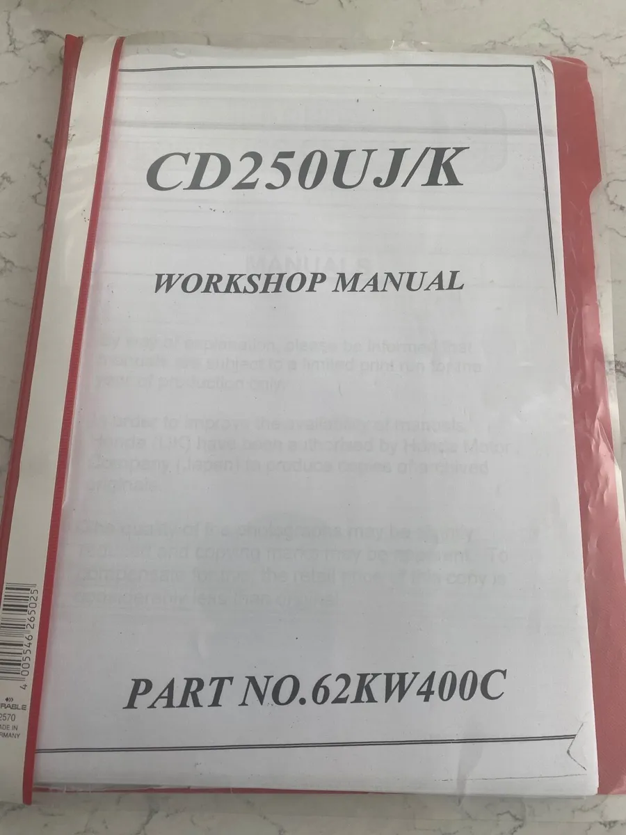 Workshop manual - Image 1