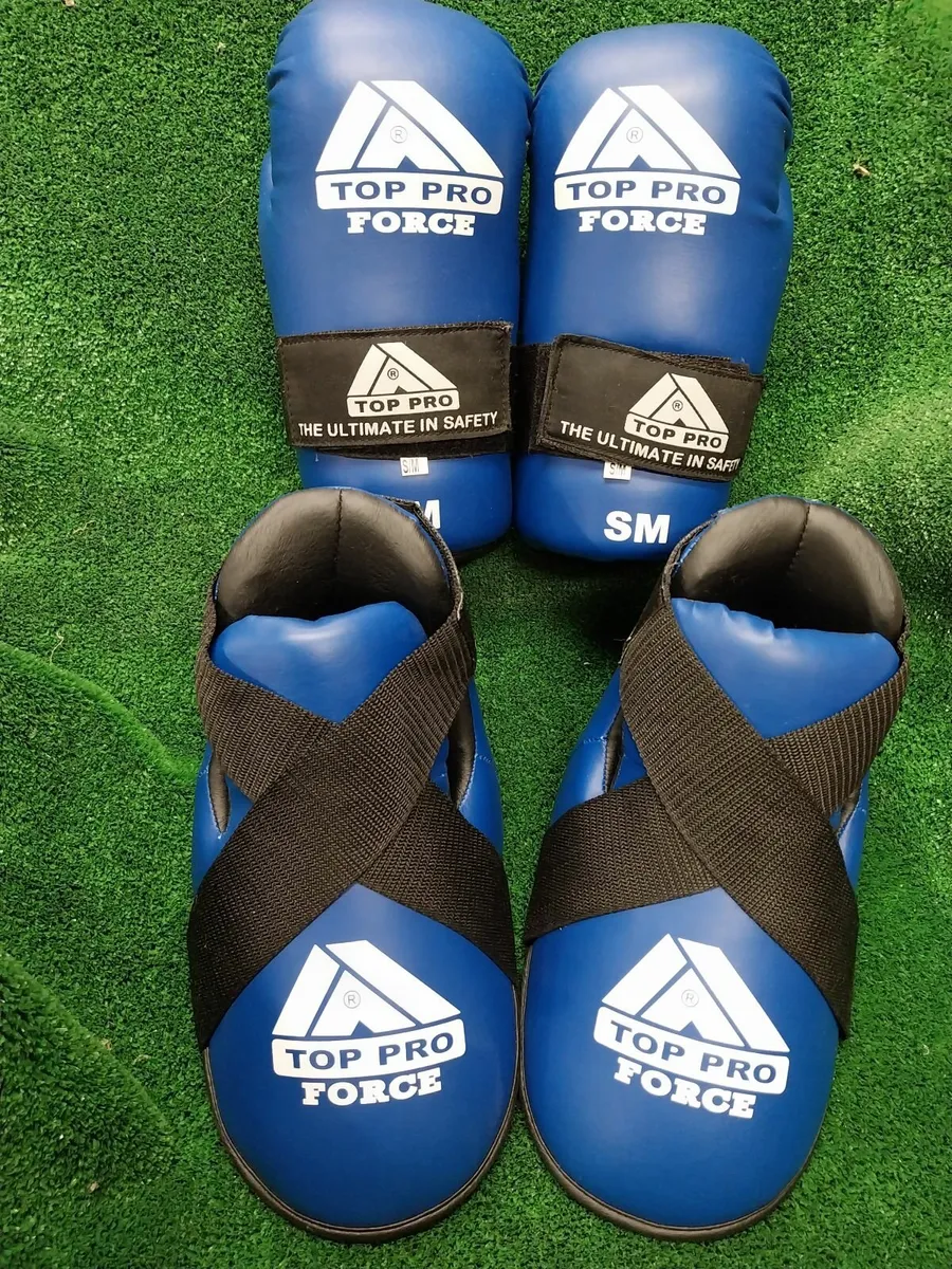 Karate sparing  gloves and foot pads - Image 4