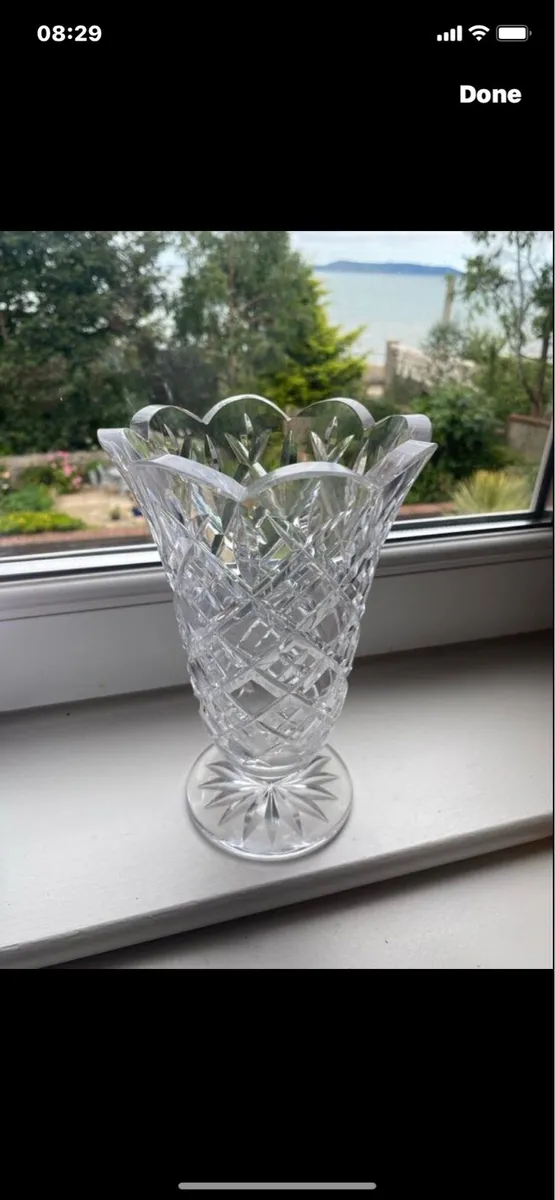 Vintage Waterford Crystal Vase - Image 1