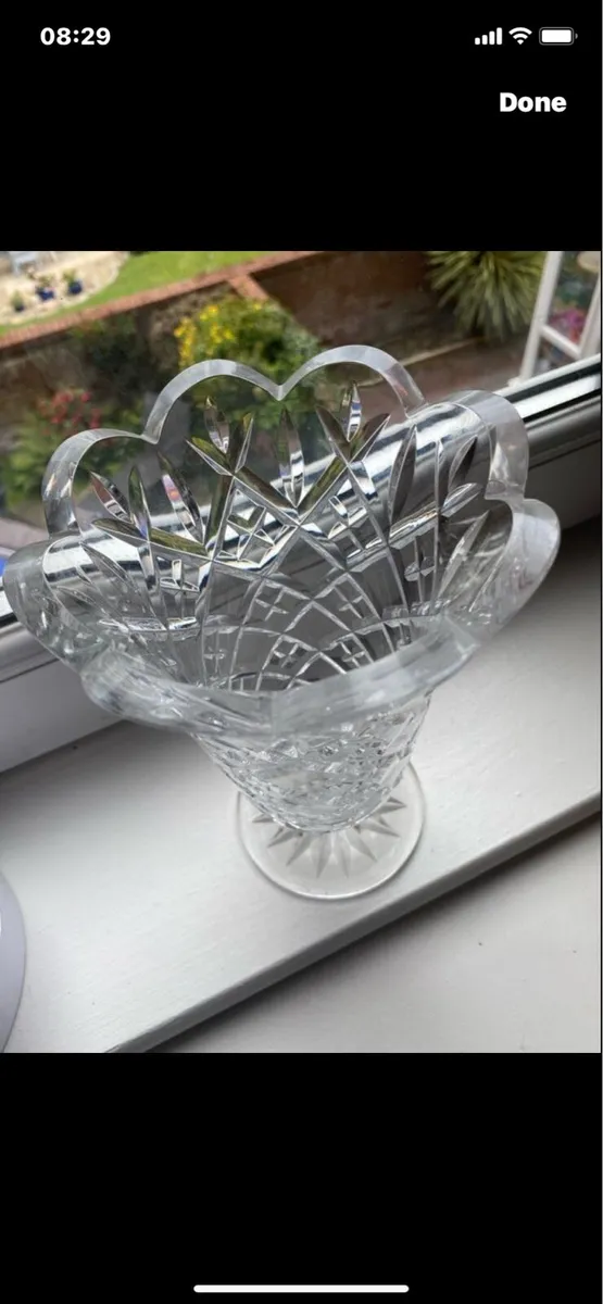 Vintage Waterford Crystal Vase - Image 2