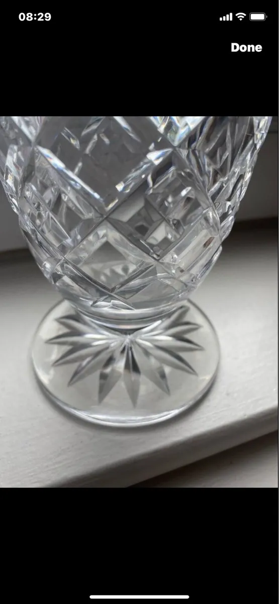 Vintage Waterford Crystal Vase - Image 3