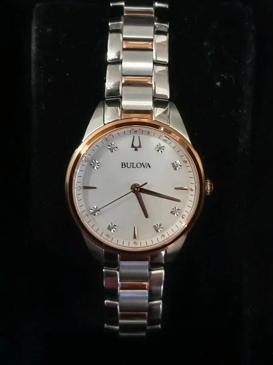 Genuine BULOVA diamond ladies watch - Image 1