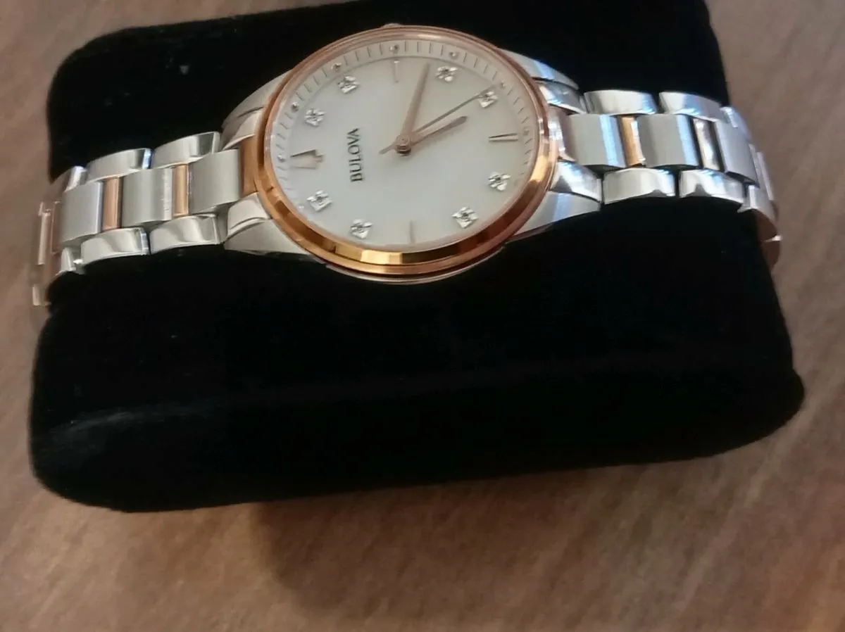 Genuine BULOVA diamond ladies watch - Image 3