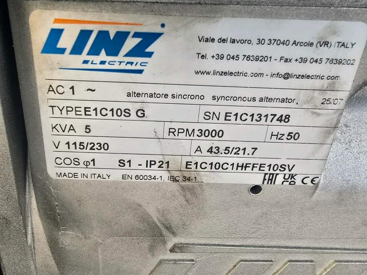 VB9 GEN Set / Lighting Tower Generator NO VAT - Image 3