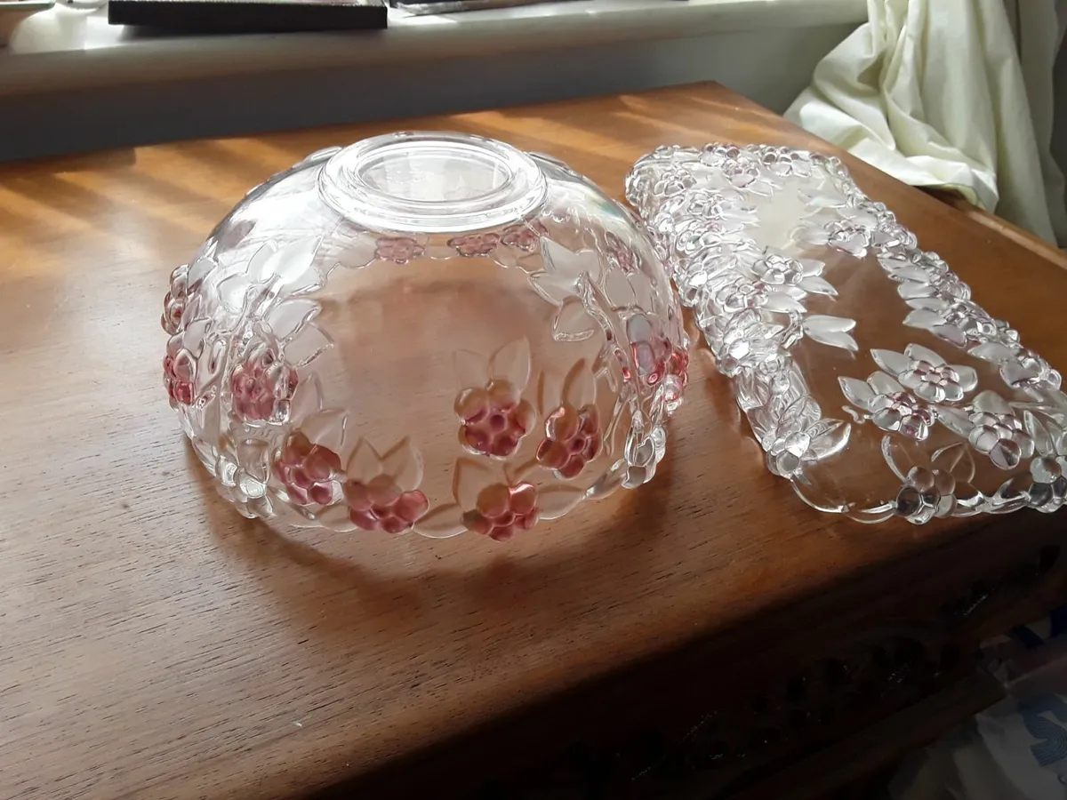Glass Art deco fruit bowl tray - Image 3