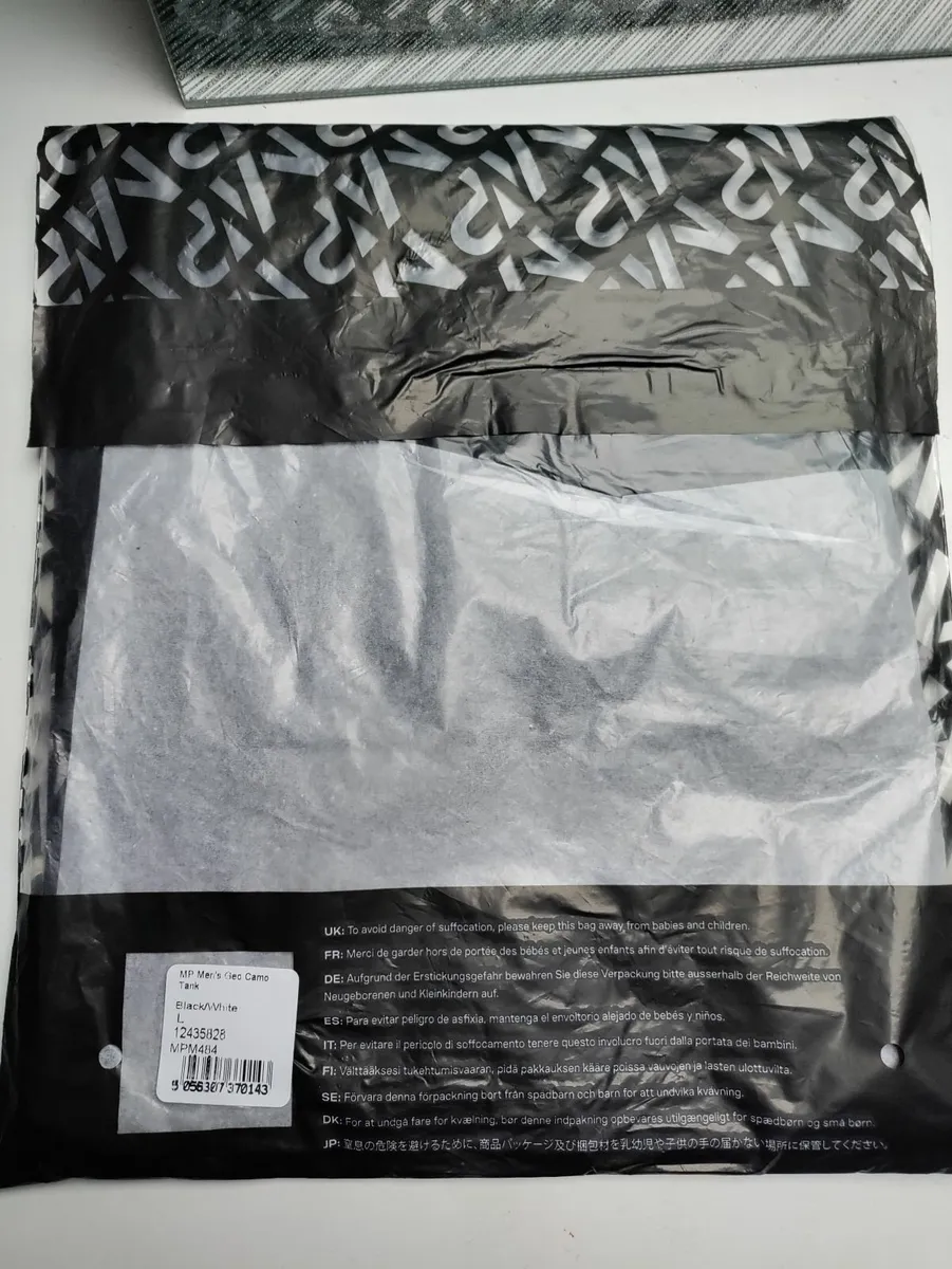 MyProtein Geo Camo Tank top x2 L New - Image 3