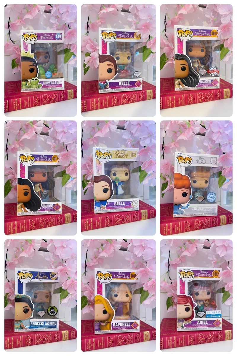 Disney Princess Funko Pops.