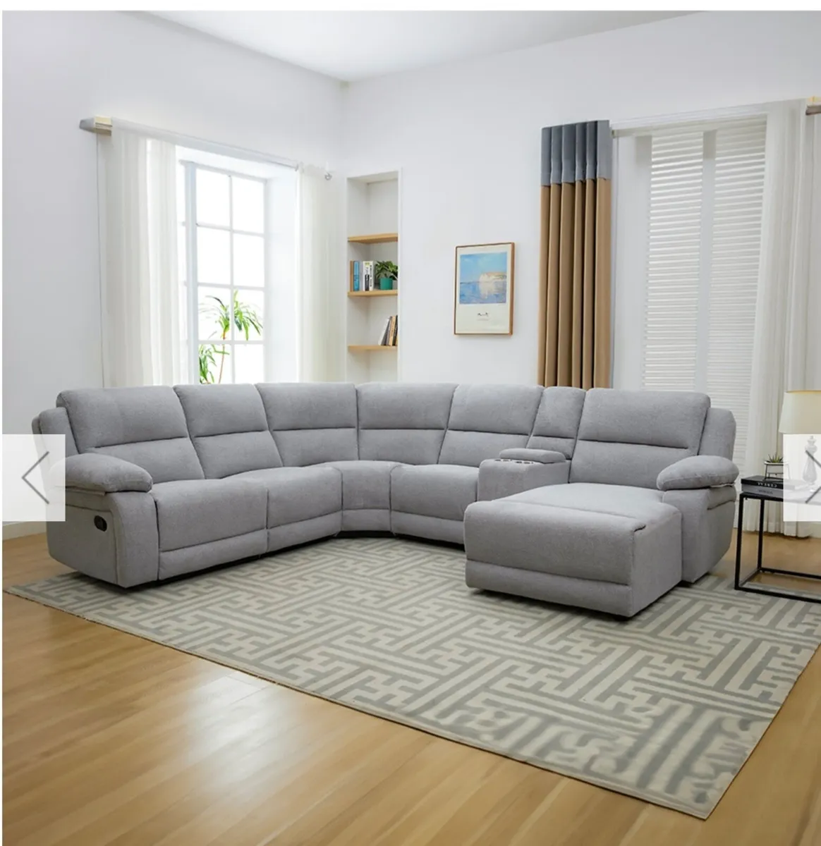 Large corner recliner sofa - Image 3