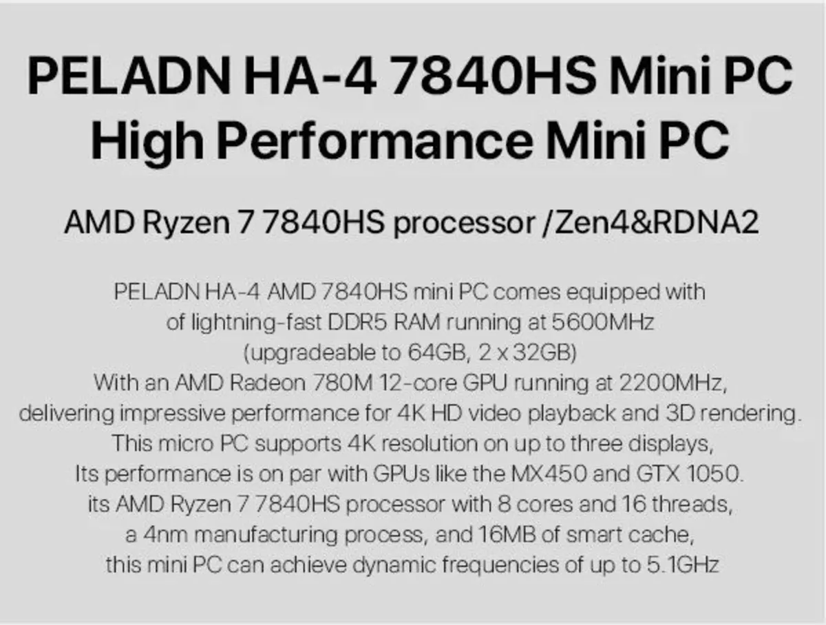 AMD7840HS 32gb 5600mhz ram 512gb windows 11 - Image 4