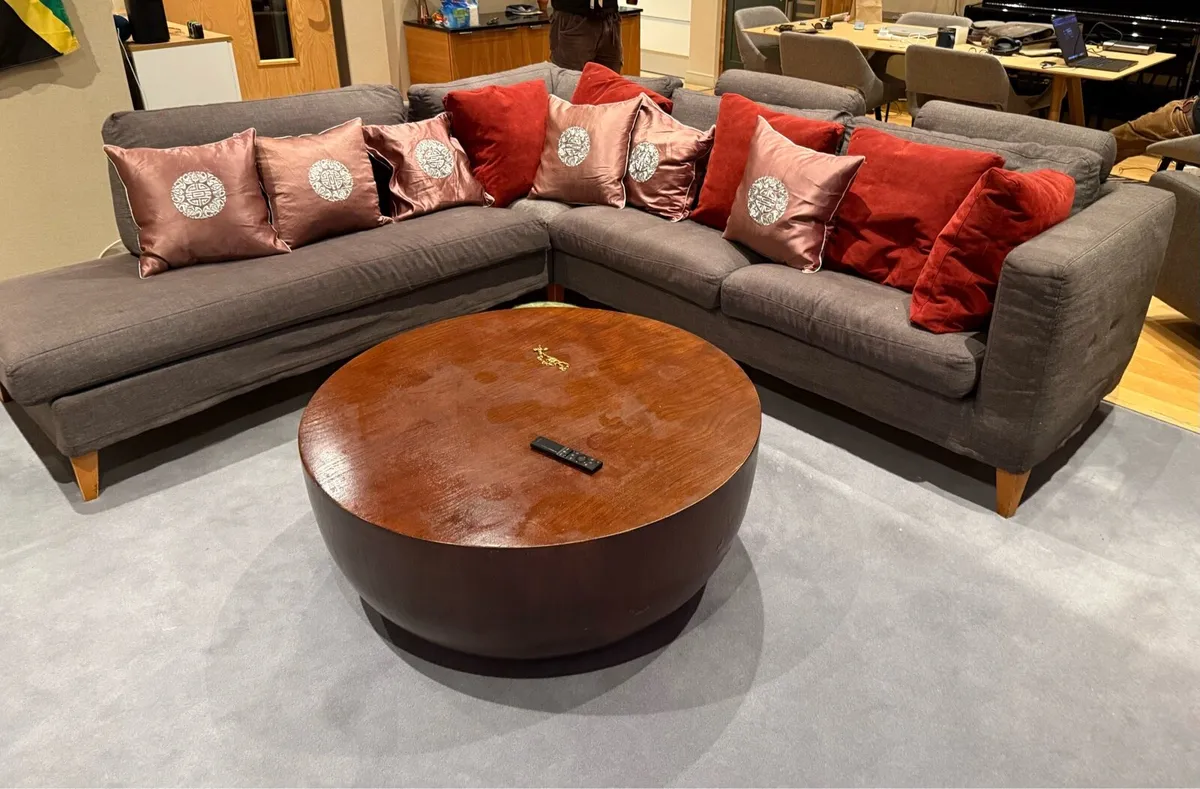Large Italian L Shaped Sofa - Image 1