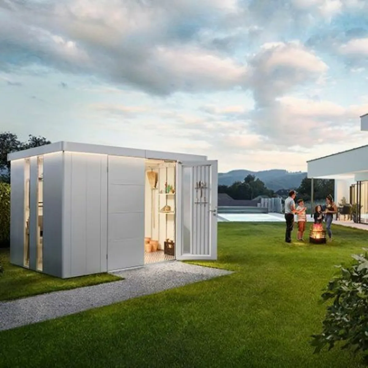Biohort Garden Shed Neo – Double Door - Image 1