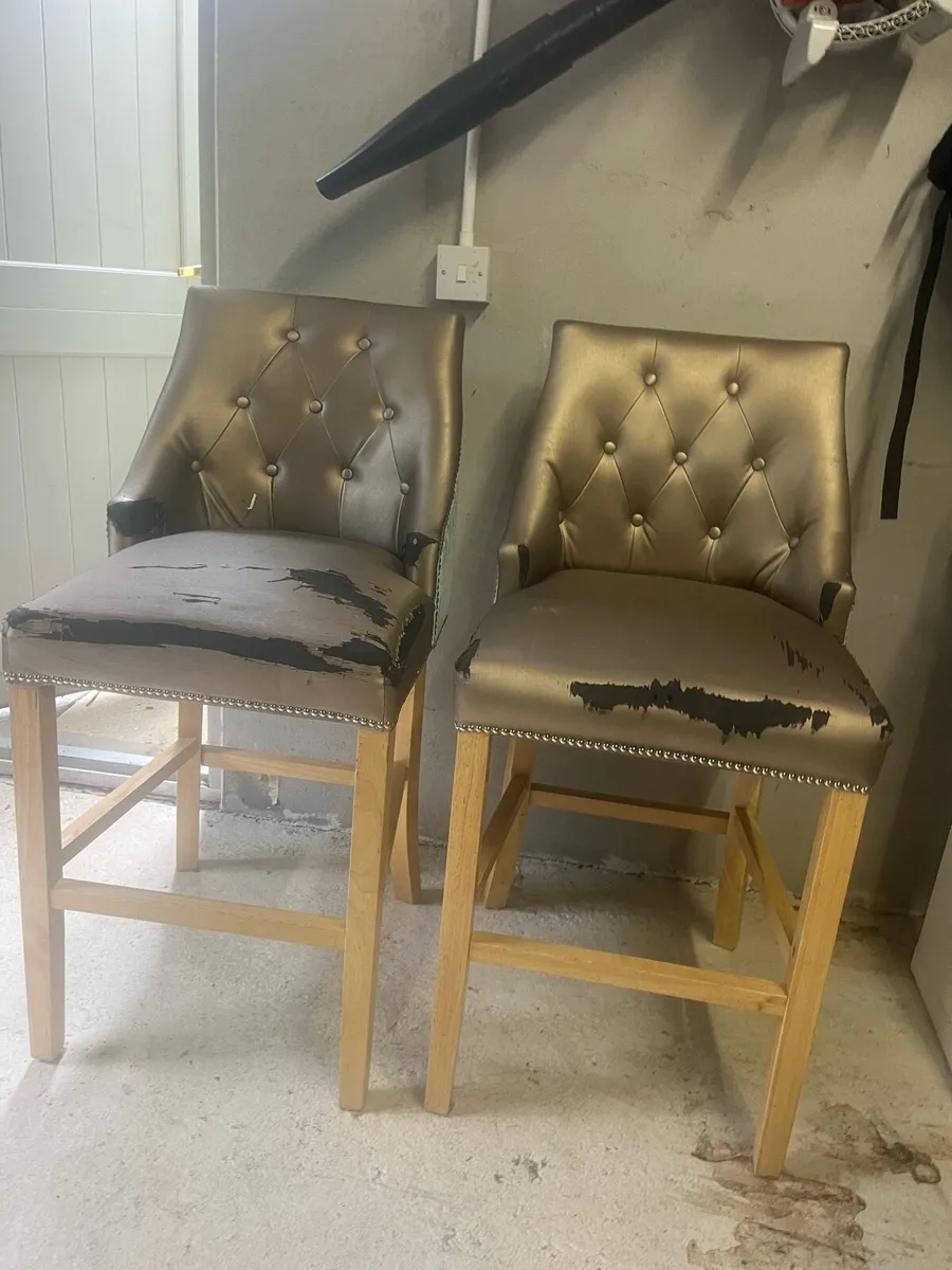 2 kitchen stools. - Image 1