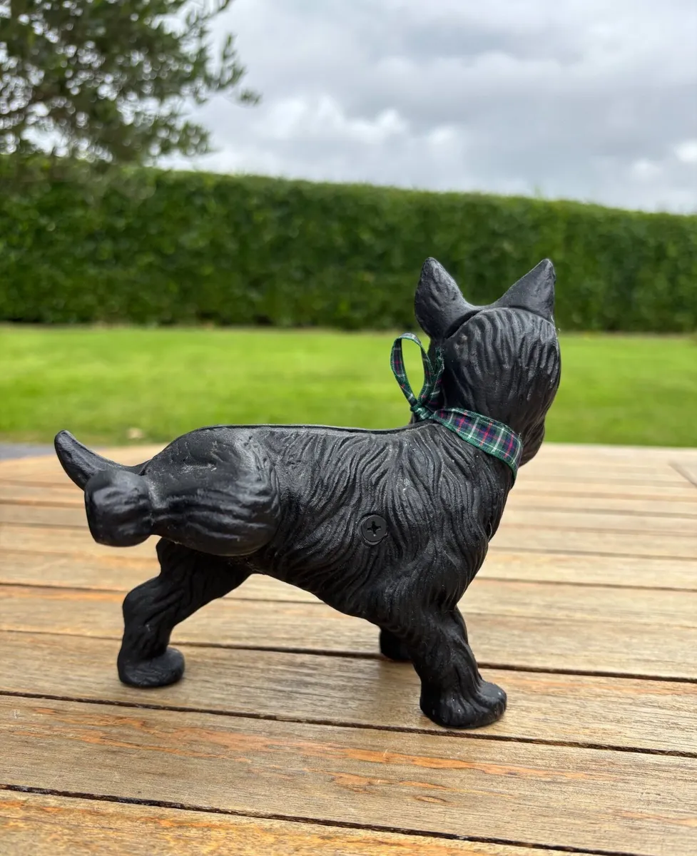 Vintage Pair of Westie Dog Door Stops - Image 3