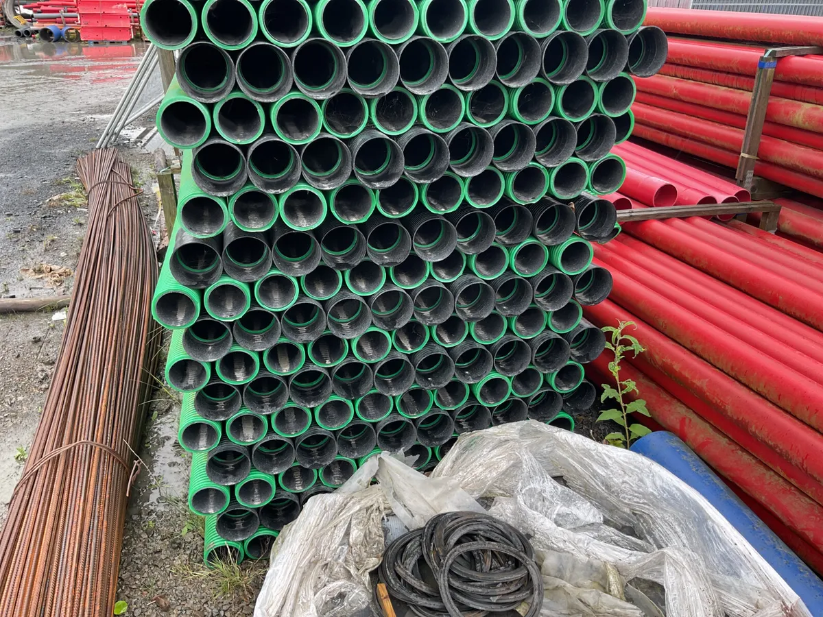 2 x Bundles Of 110mm  Ducting For Auction - Image 3