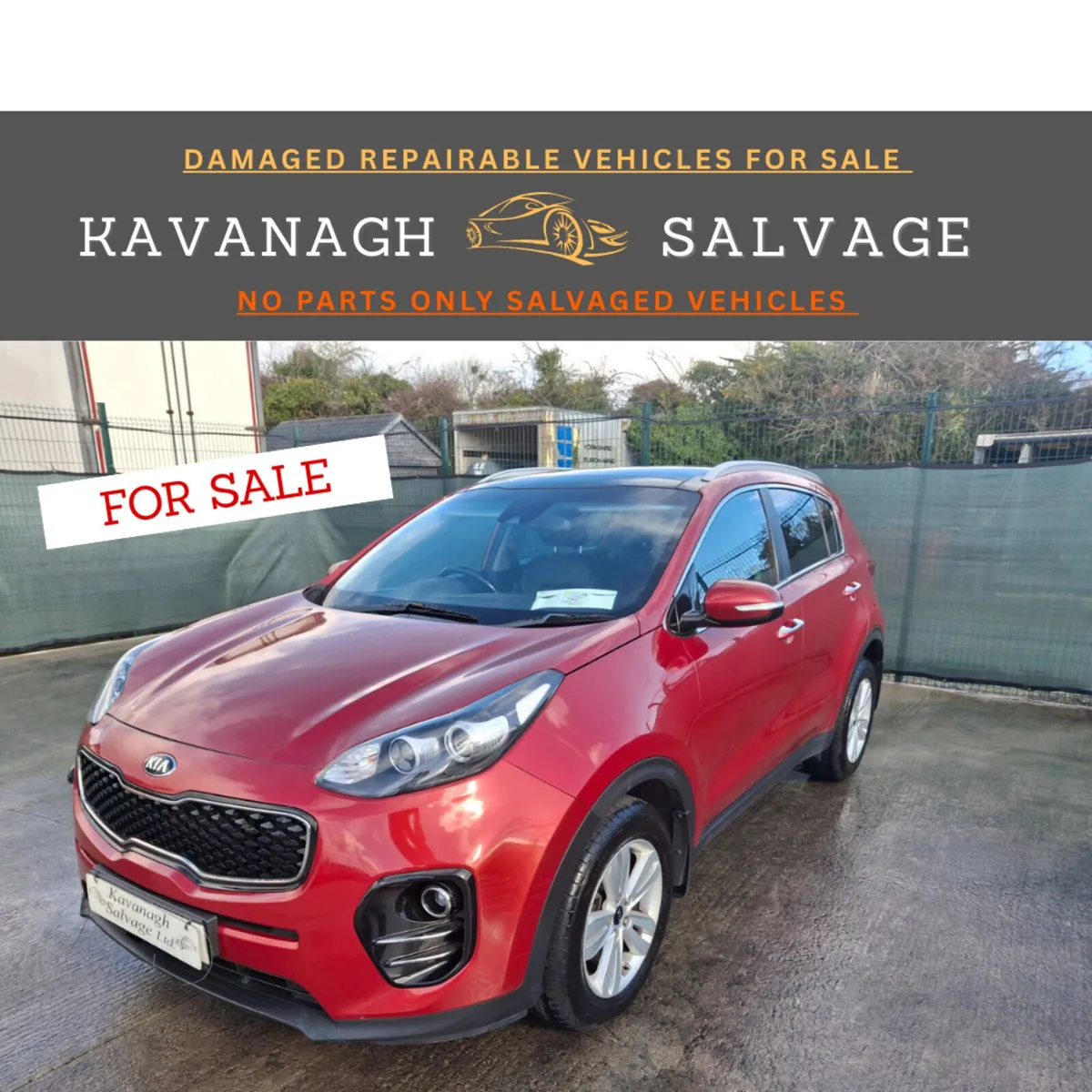 *2016 Kia Sportage 1.7 Diesel light damage - Image 1