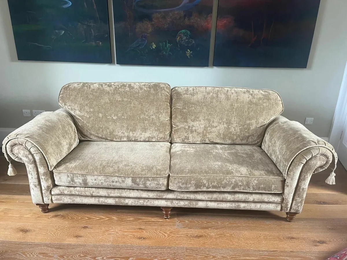 Crushed Velvet Couch - Image 2