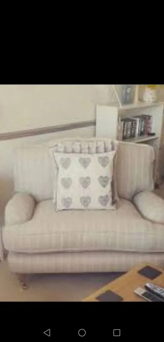 Stunning Laura Ashley.Snuggler C/W Brasst Castors - Image 2