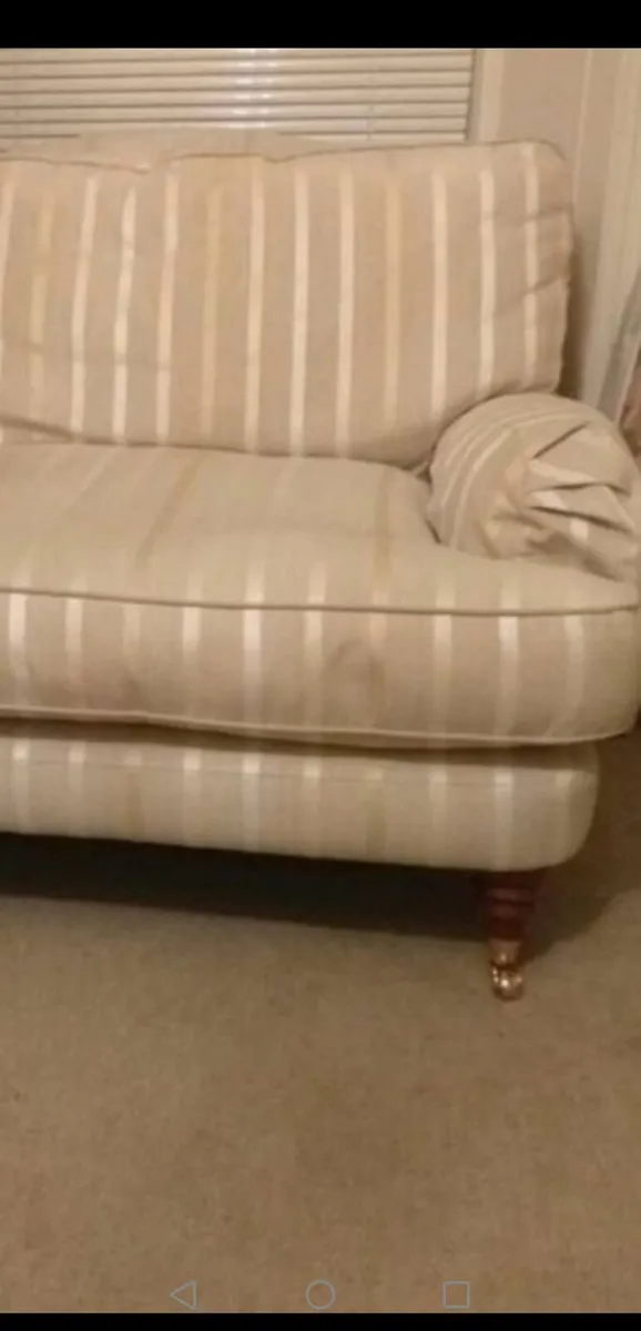 Stunning Laura Ashley.Snuggler C/W Brasst Castors - Image 3