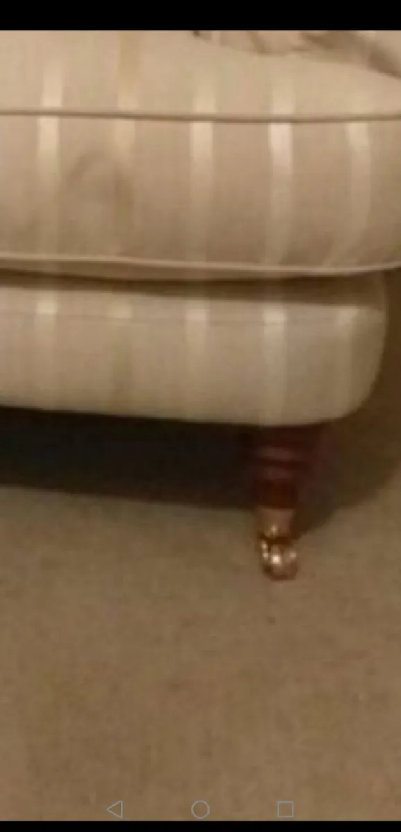 Stunning Laura Ashley.Snuggler C/W Brasst Castors - Image 4