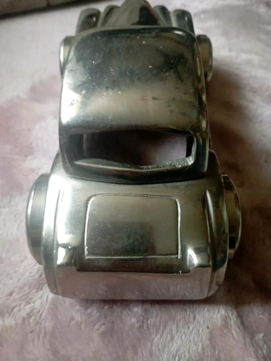 RARE RETRO VINTAGE METAL   ALUMINIUM CAR - Image 4