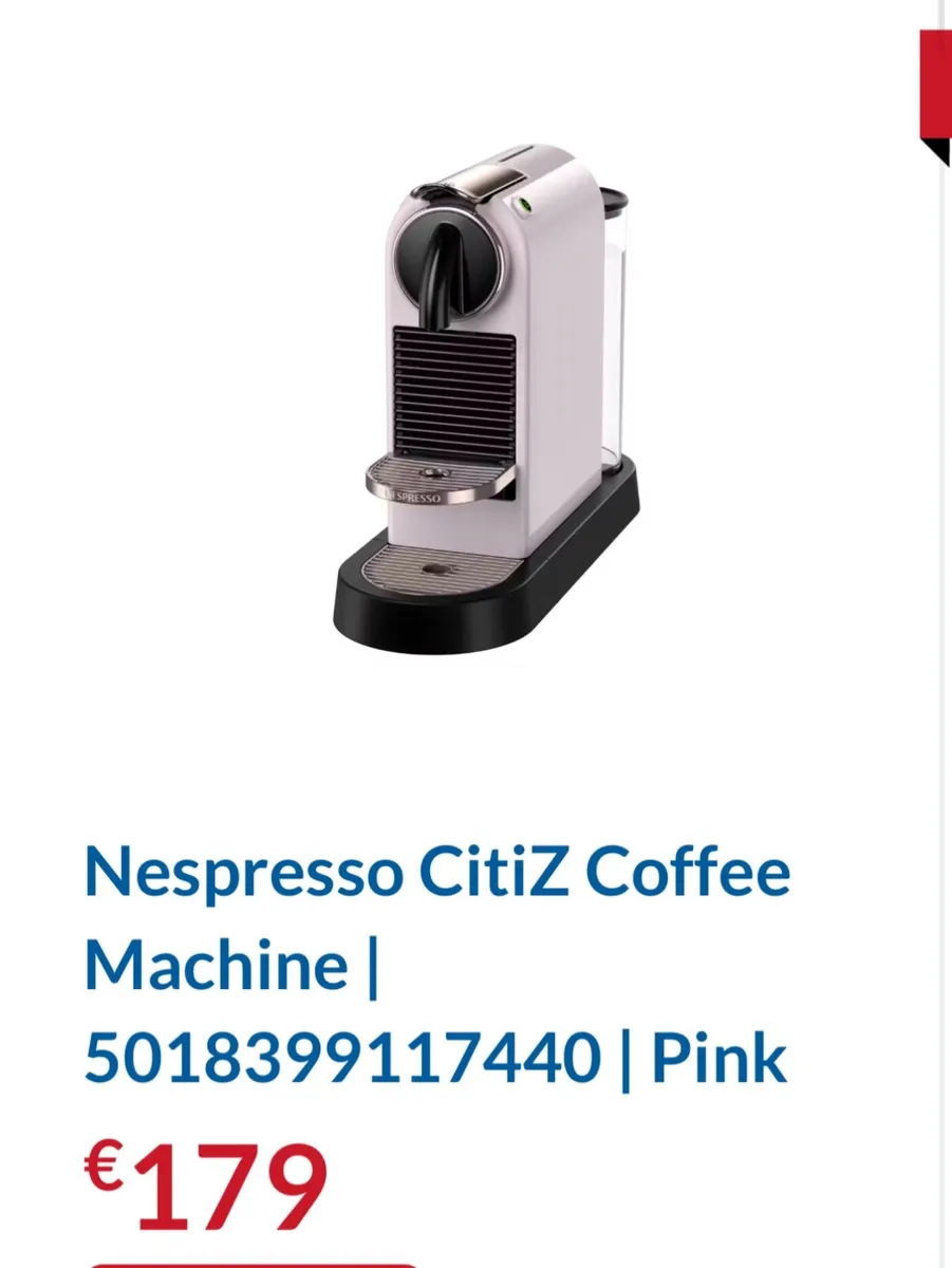 Nespresso coffee machine - Image 1
