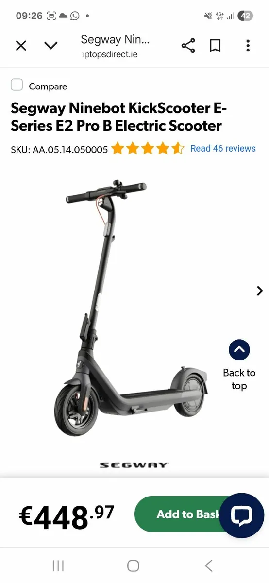 Scooter ninebot e2 pro - Image 1
