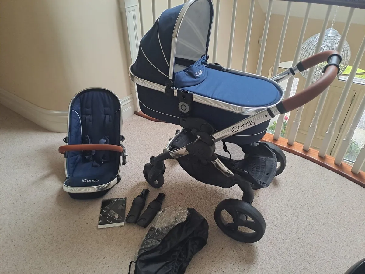 Full Icandy peach buggy bundle car seat bed rails - Image 1