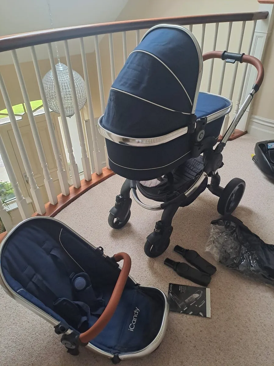 Full Icandy peach buggy bundle car seat bed rails - Image 2