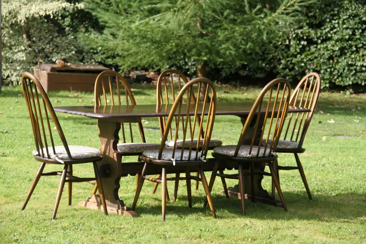 Mid Century Ercol Quaker Dining Set - Image 2