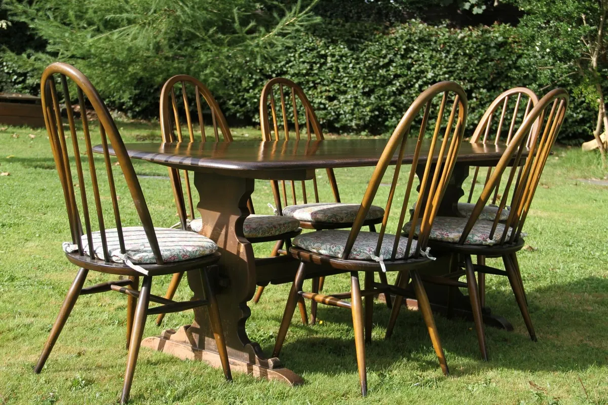 Mid Century Ercol Quaker Dining Set - Image 4