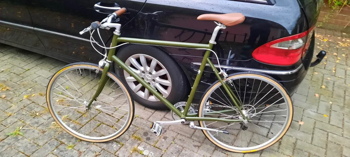 Nice green and tan Tokyobike - Image 1