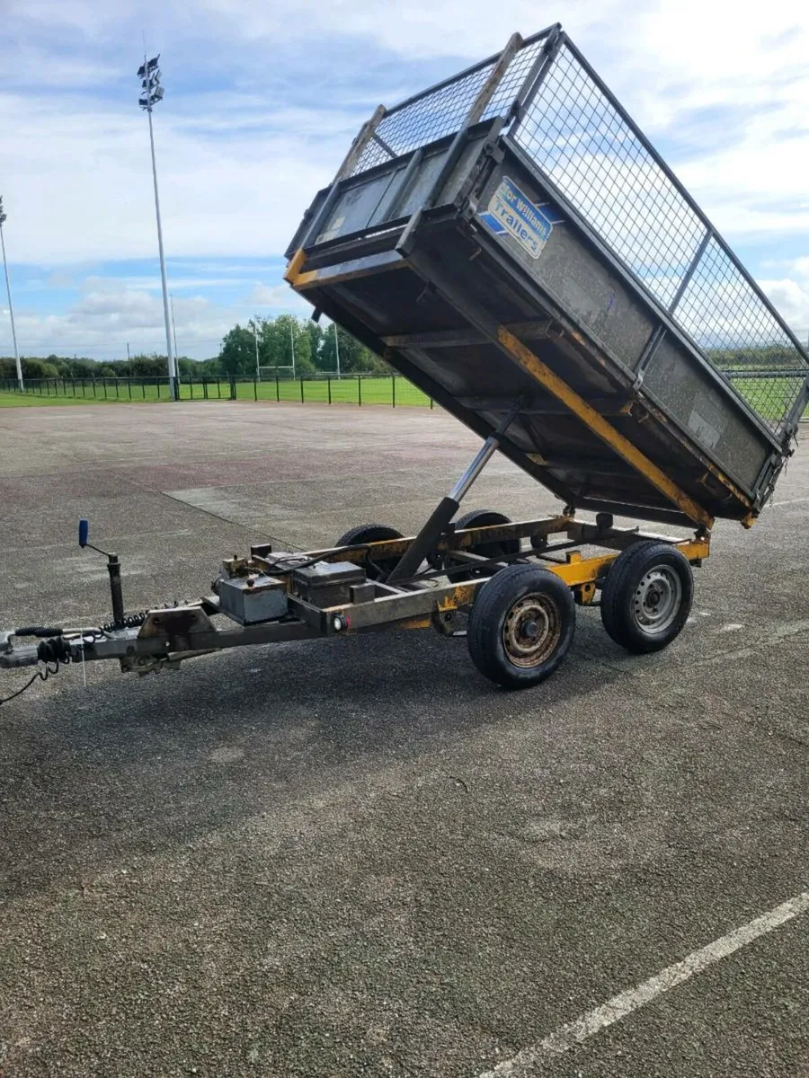 8x5 ifor Williams electric tipper with creels - Image 1