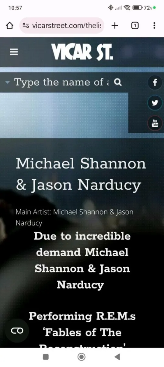 Michael Shannon and Jason Narducy play REM