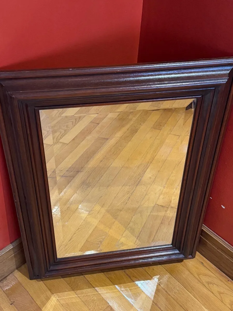 Wood mirror - Image 1
