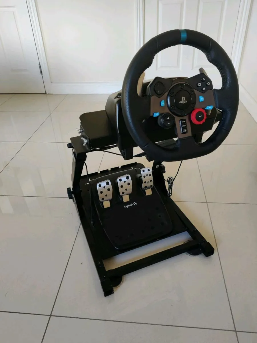 Logitech G29 racing wheel (PlayStation) + stand - Image 3