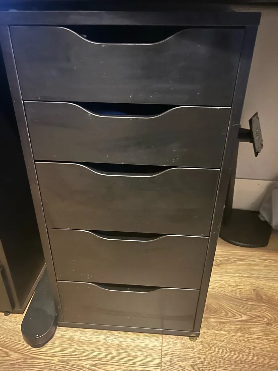 Office Drawers and Bookshelf - Image 2
