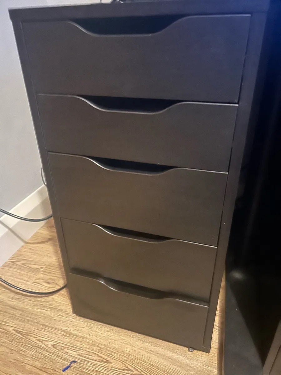 Office Drawers and Bookshelf - Image 3