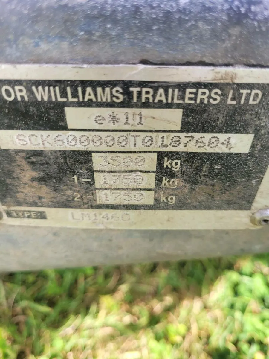 14x6'6 ifor Williams drop sides trailer - Image 4