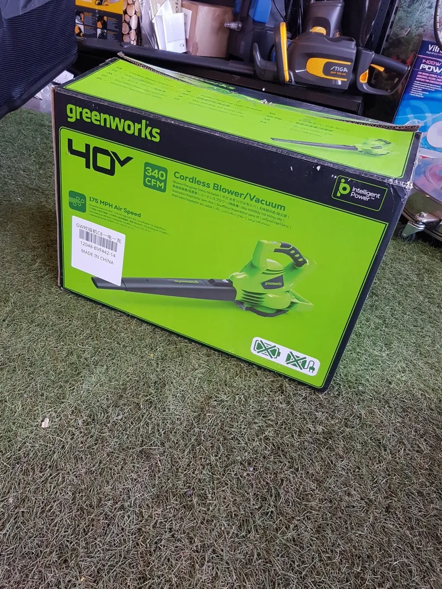 GREENWOODS BATTERY BLOWER VACUUM KIT - FOR SALE - Image 2