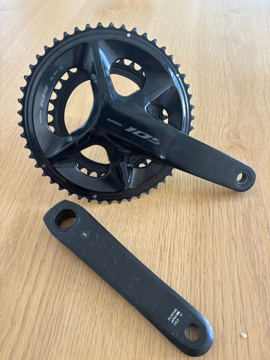 Shimano 105 Crankset (50/34) with 172.5mm cranks - Image 1