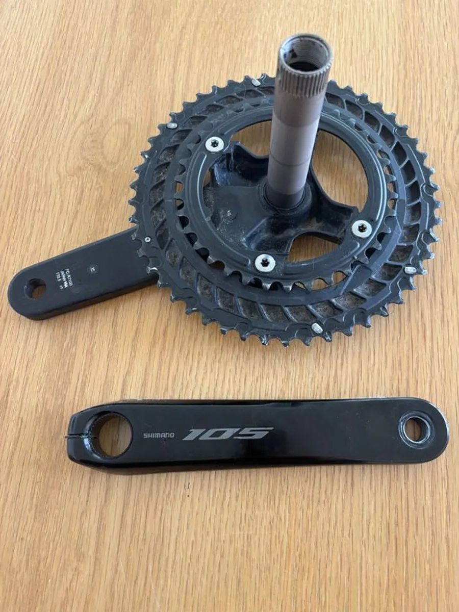 Shimano 105 Crankset (50/34) with 172.5mm cranks - Image 3
