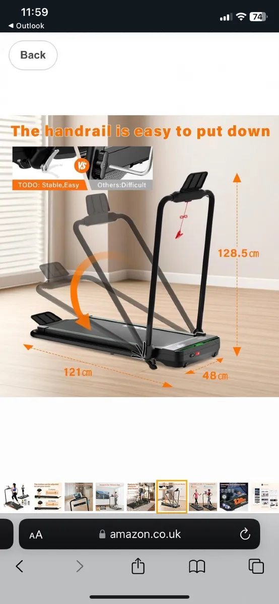 Walking Pad/Folding Treadmill - Image 3